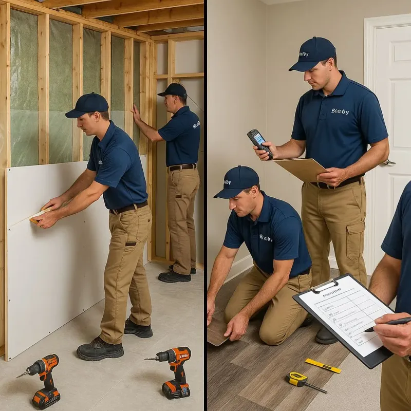 Repairs and Reconstruction process in Dunlap, TN